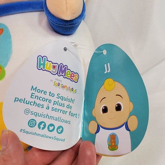 Cocomelon HugMees JJ Plush Toy 11" By Squishmallows NWT - Picture 4 of 7